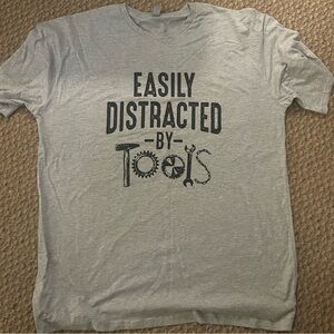 New Men’s Gray Graphic Tee 3XLT